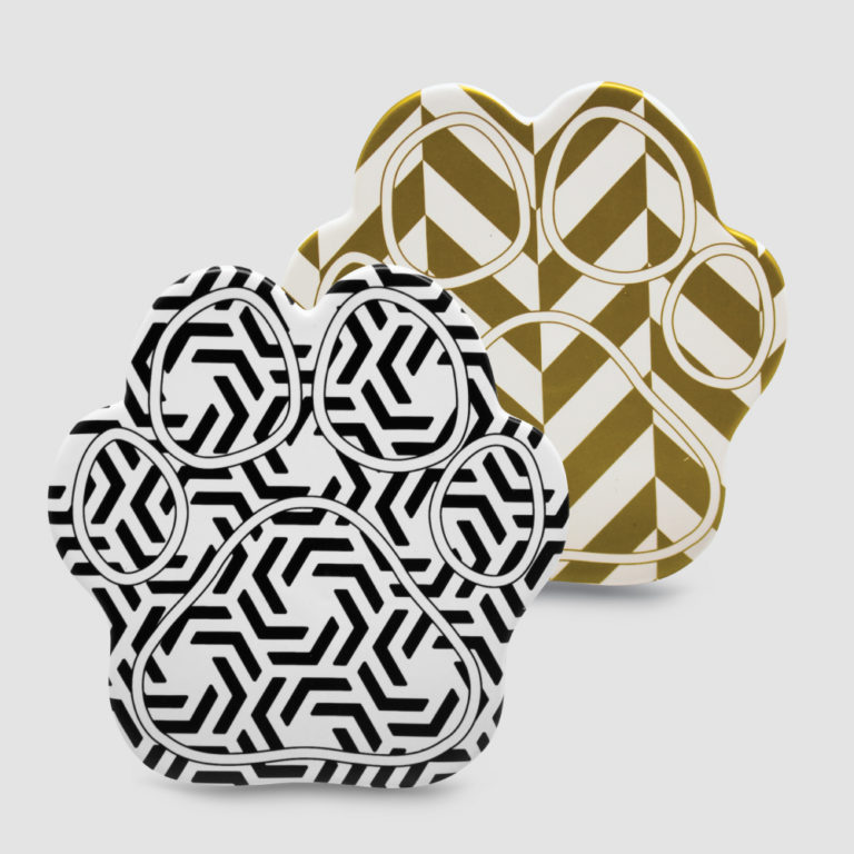 doghaus ceramic coasters pattern gift pet lover